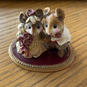 Wee Forest Folk The Wedding Pair 1994 Vintage Figurine